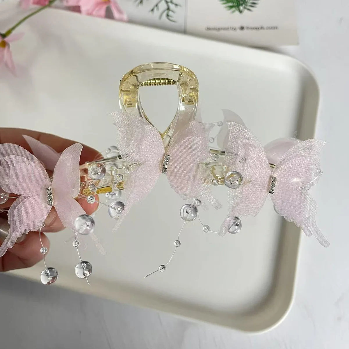 Butterfly Ponytail Claw Clip