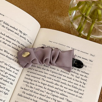 Banana Satin Hair Clip