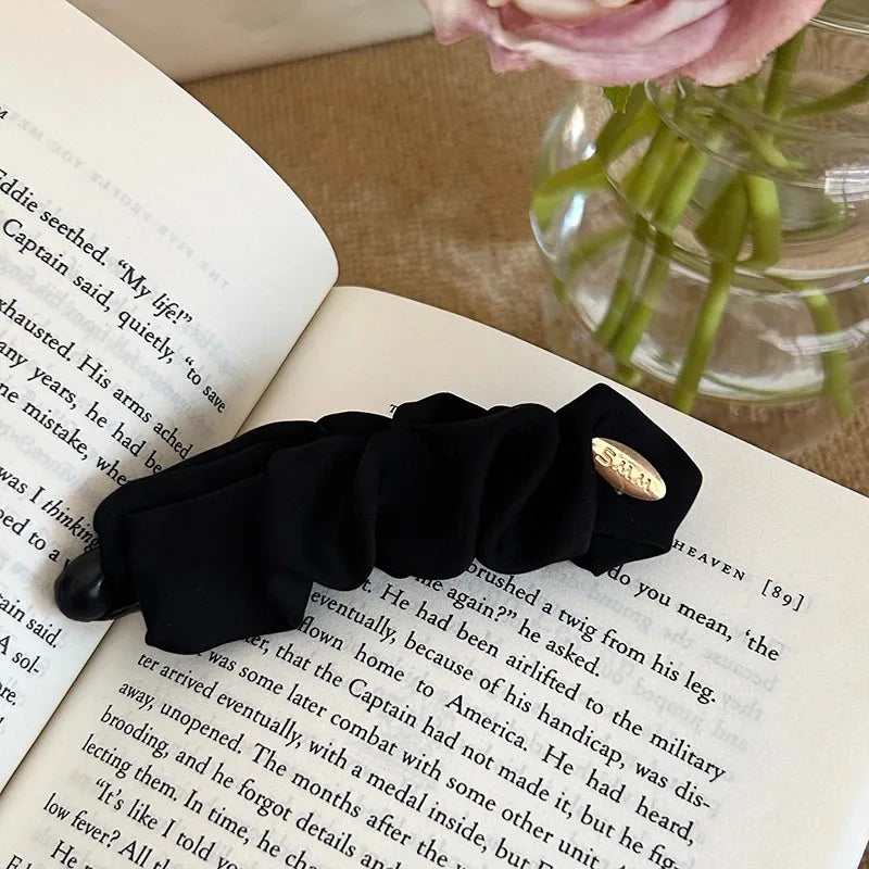 Banana Satin Hair Clip