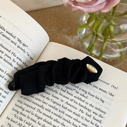 Banana Satin Hair Clip