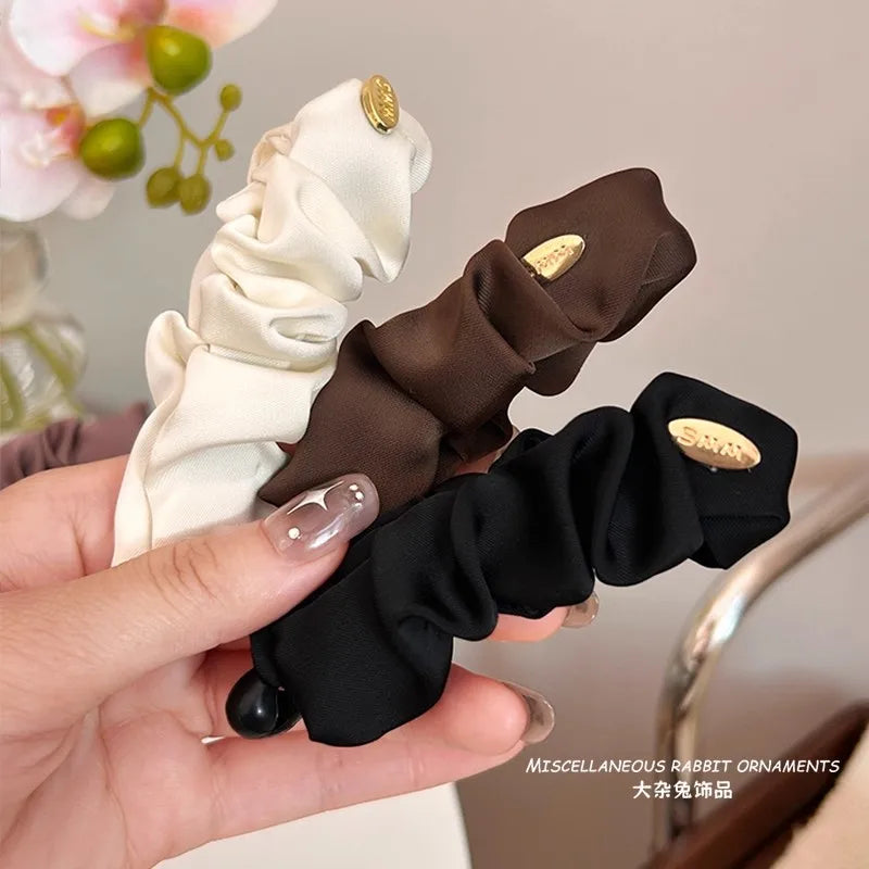 Banana Satin Hair Clip