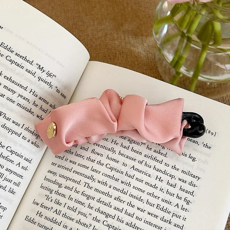 Banana Satin Hair Clip