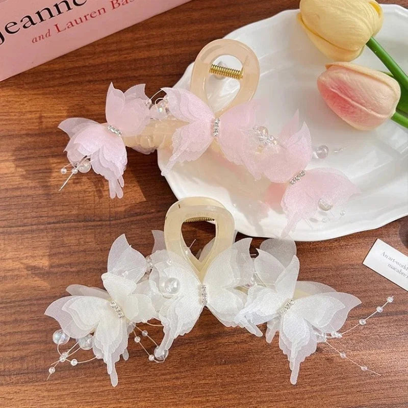 Butterfly Ponytail Claw Clip