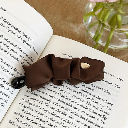 Banana Satin Hair Clip